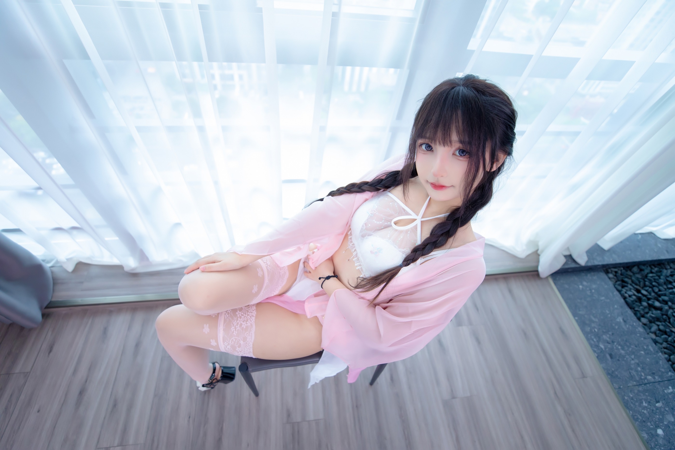 图片[1]-神楽坂真冬 – NO.131 桃花潭水[75P]-XikXak